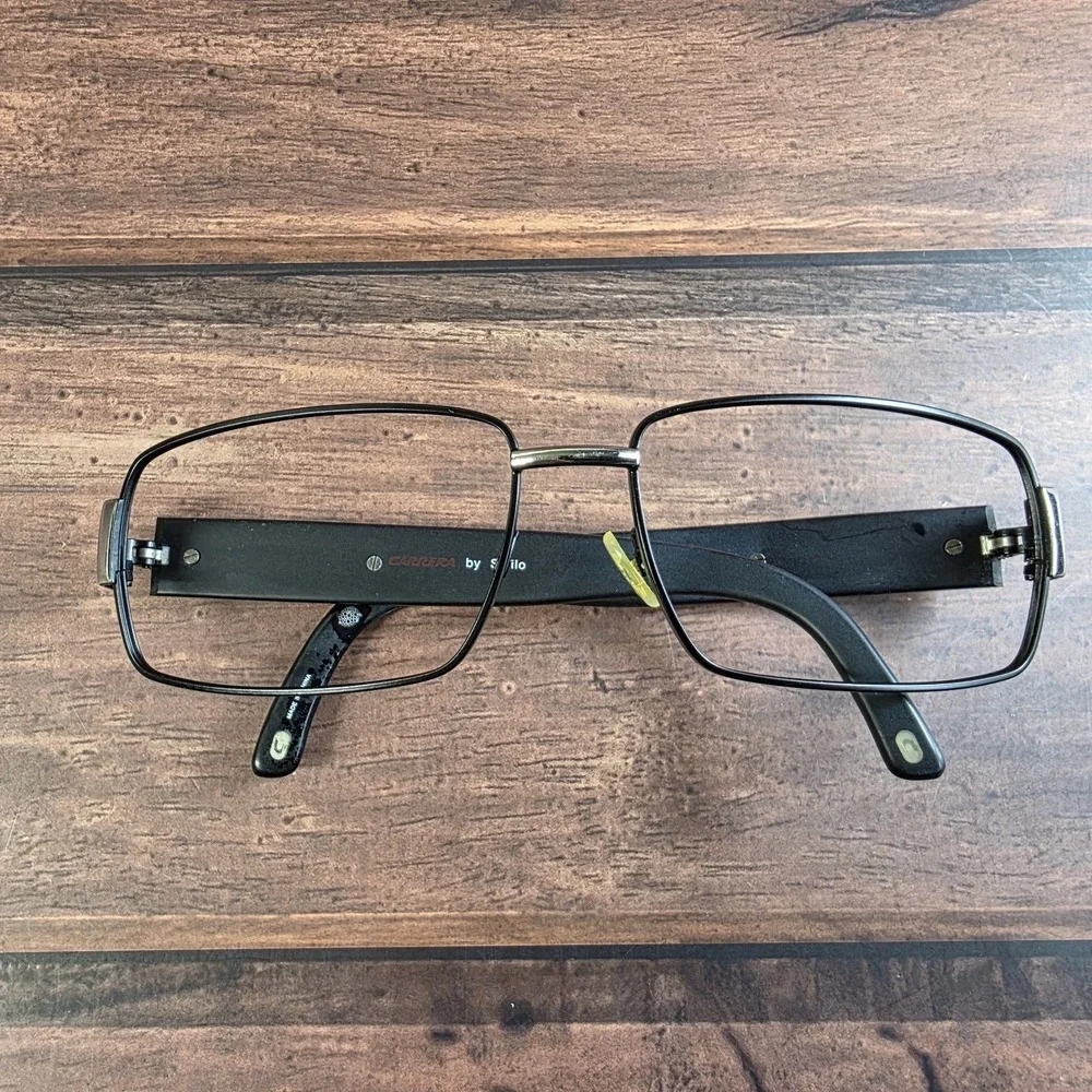 Carrera Safilo Globetrotter 4 Sunglasses Black Rectangle 61-16-135 FRAMES ONLY